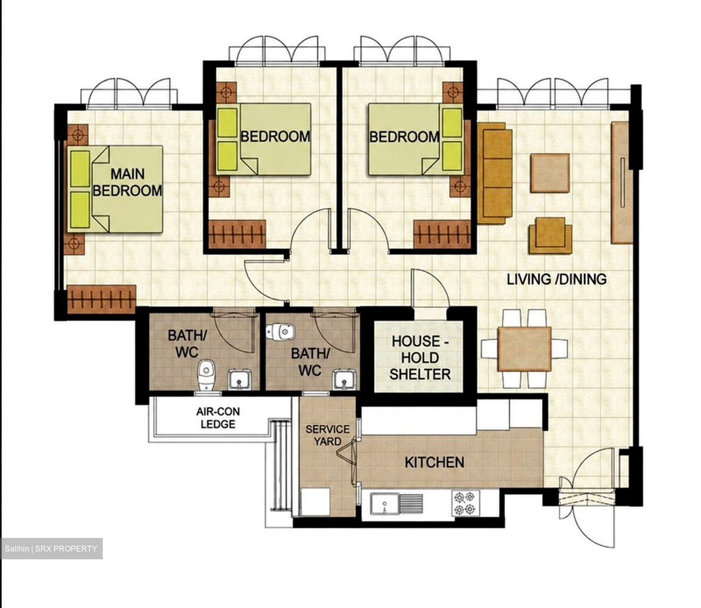 Blk 489C Sunshine Gardens (Choa Chu Kang), HDB 4 Rooms #612583891